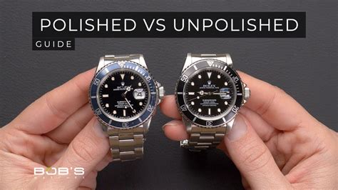 rolex polishing before and after|should i polish my rolex.